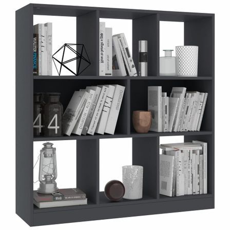 Bibliothèque Gris 97,5 x 29,5 x 100 cm