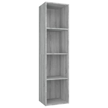Bibliothèque/Meuble TV Sonoma gris 36x30x143 cm