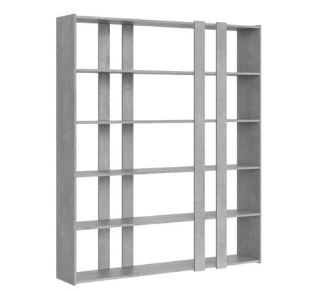 Bibliothèque moderne en bois Sanka