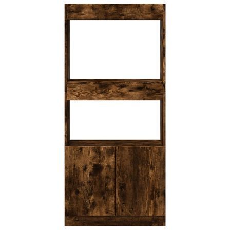 Bibliothèque multifonctionnelle en bois L 63 x H 140 x P 33 cm – Collection Bibla
