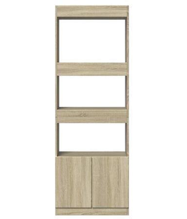 Bibliothèque multifonctionnelle en bois L 63 x H 180 x P 33 cm – Collection Bibla