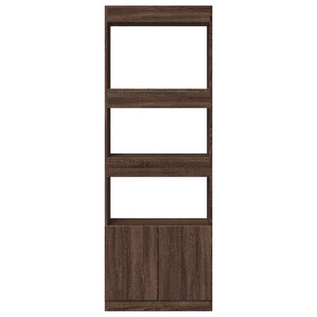 Bibliothèque multifonctionnelle en bois L 63 x H 180 x P 33 cm – Collection Bibla