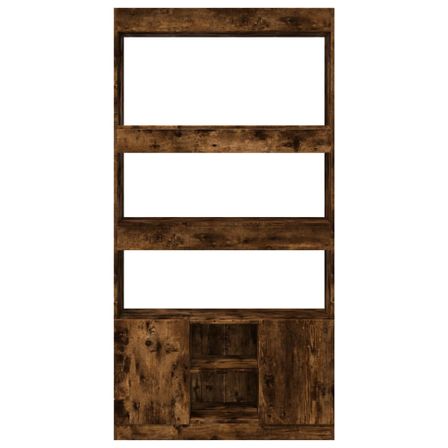 Bibliothèque multifonctionnelle en bois L 92 x H 180 x P 33 cm – Collection Bibla