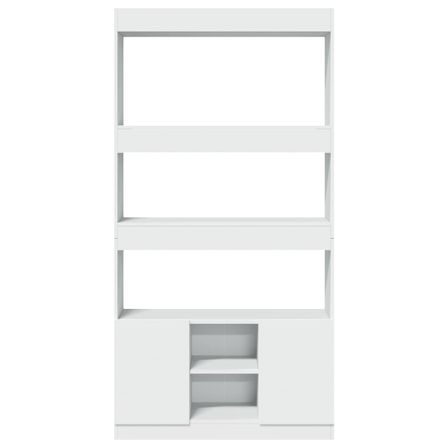 Bibliothèque multifonctionnelle en bois L 92 x H 180 x P 33 cm – Collection Bibla