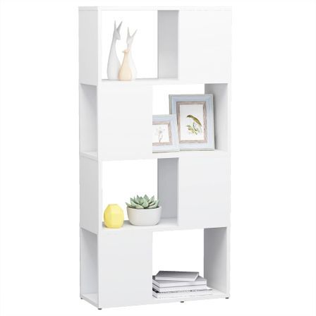 Bibliothèque/Séparateur de pièce Blanc 60x24x124,5 cm