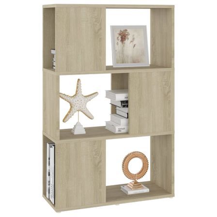 Bibliothèque/Séparateur de pièce Chêne Sonoma 60x24x94 cm