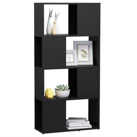Bibliothèque/Séparateur de pièce Gris 60x24x124,5 cm