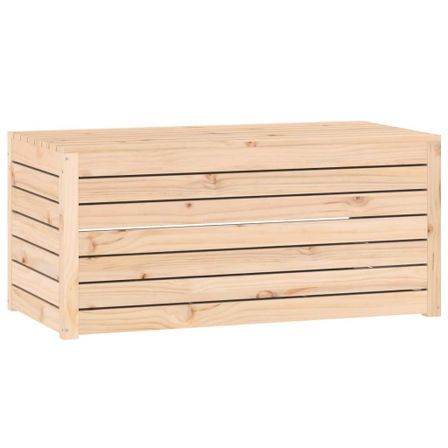 Boîte de jardin 101x50,5x46,5 cm bois massif de pin