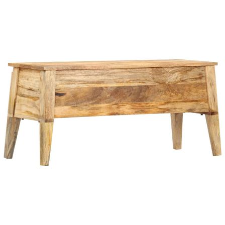 Boîte de rangement 99x35x48 cm Bois de manguier solide