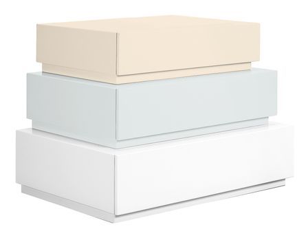 Boîte de rangement laqué multicolore Pyramid Combi 2 - Lot de 3