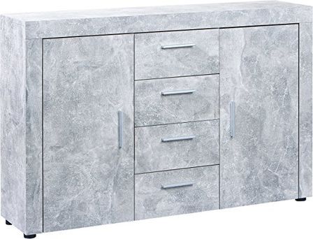 Buffet 2 portes 4 tiroirs aspect Béton 3.1