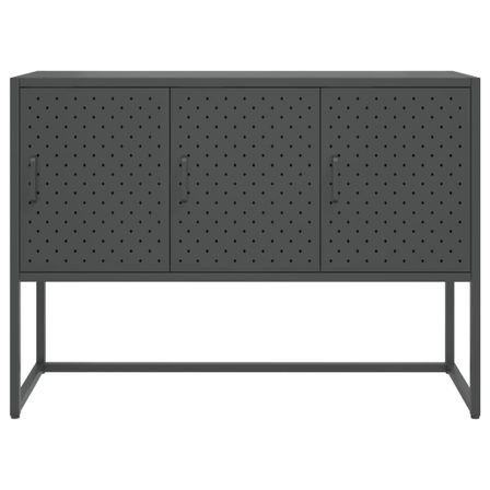 Buffet Anthracite 105x35x75 cm Acier