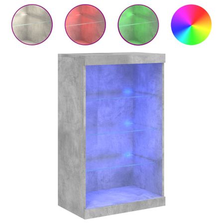 Petit meuble à niches avec éclairage LED - Collection Arizona
