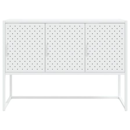 Buffet Blanc 105x35x75 cm Acier
