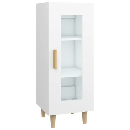 Buffet blanc 34,5x34x90 cm bois d'ingénierie