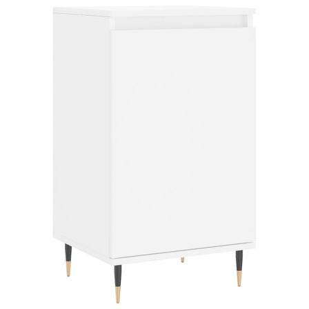 Buffet blanc 40x35x70 cm bois d’ingénierie