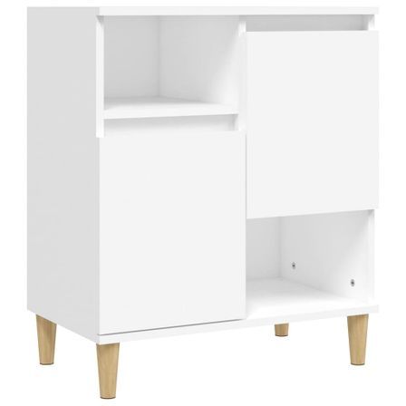 Buffet Blanc 60x35x70 cm Bois d'ingénierie