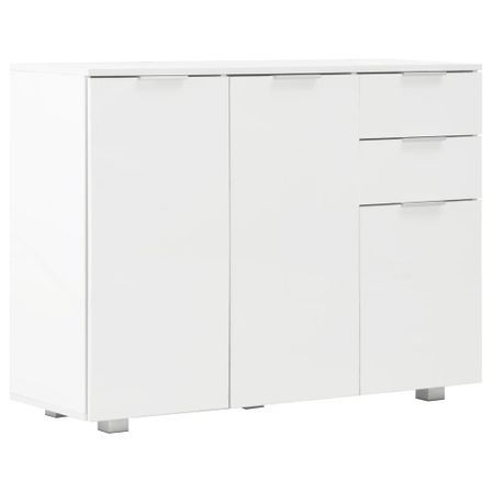 Buffet Blanc brillant 107 x 35 x 76 cm
