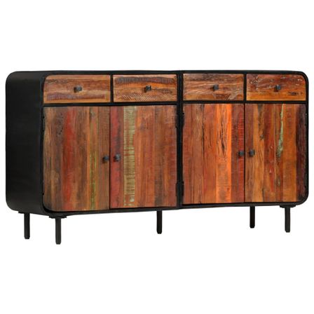 Buffet Bois de récupération solide 140 x 35 x 76 cm