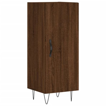 Buffet Chêne marron 34,5x34x90 cm Bois d'ingénierie
