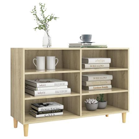 Buffet Chêne sonoma 103,5x35x70 cm 2
