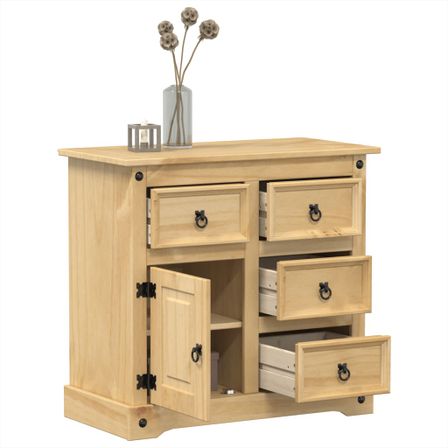 Buffet Corona 87x40x76 cm bois massif de pin