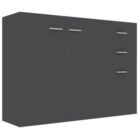 Buffet Gris 105x30x75 cm