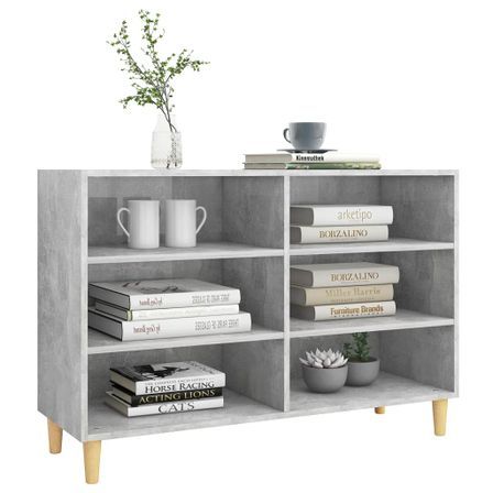 Buffet Gris béton 103,5x35x70 cm 2
