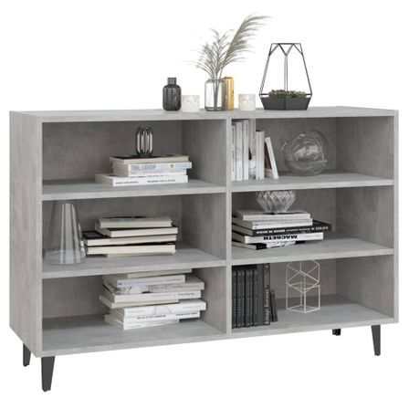 Buffet Gris béton 103,5x35x70 cm 3
