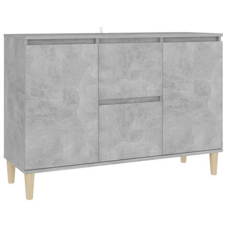 Buffet Gris béton 103,5x35x70 cm