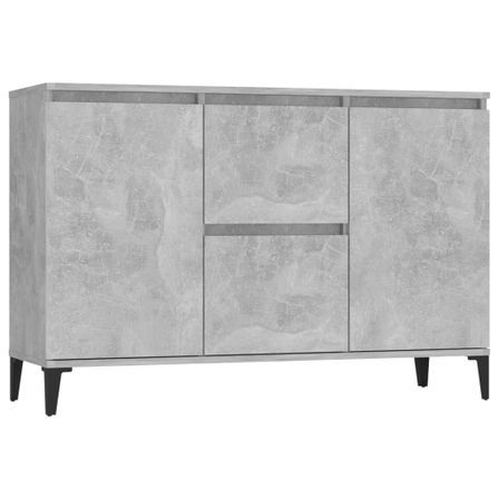 Buffet Gris béton 104x35x70 cm