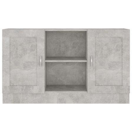 Buffet Gris béton 120x30,5x70 cm