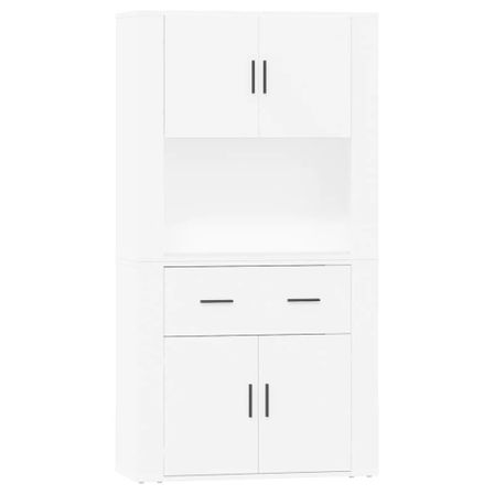 Buffet haut Blanc Bois d'ingénierie