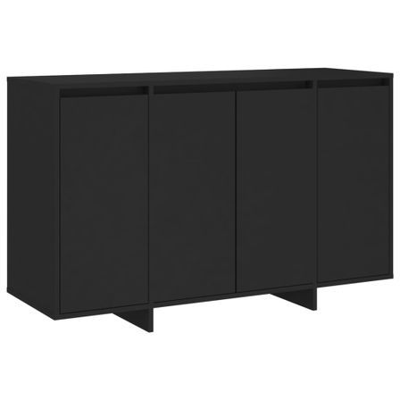 Buffet Noir 120x41x75 cm