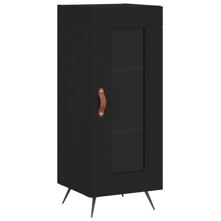 Buffet Noir 34,5x34x90 cm Bois d'ingénierie
