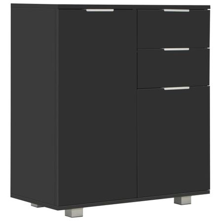 Buffet Noir brillant 71 x 35 x 76 cm