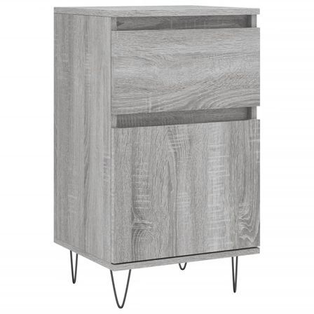 Buffet sonoma gris 40x35x70 cm bois d'ingénierie