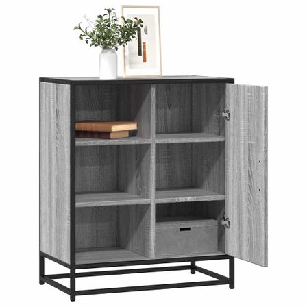 Buffet sonoma gris 62x35x76 cm bois d'ingénierie