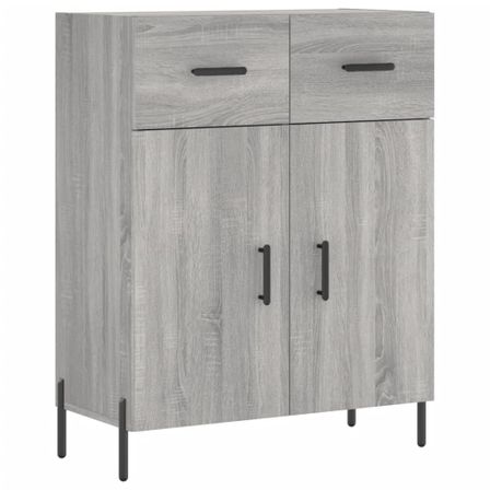 Buffet sonoma gris 69,5x34x90 cm bois d'ingénierie