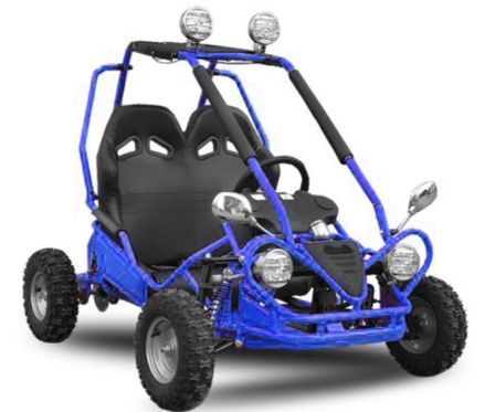 Buggy enfant électrique 450W bleu