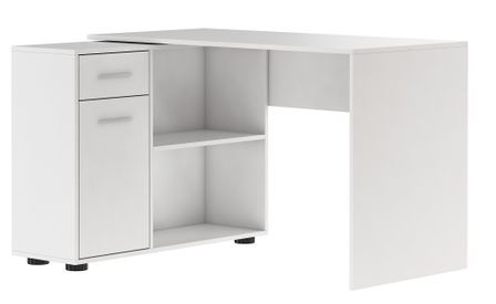 Bureau d’angle modulable PAULO 120 cm – Compact, moderne et ultra fonctionnel