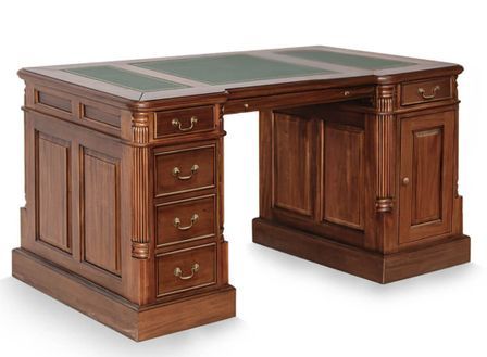 Bureau en bois massif d'acajou KERLEN