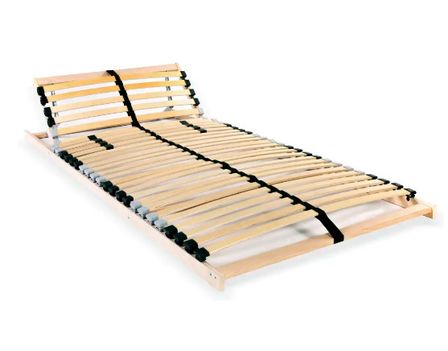 Cadre à 28 lattes réglable à la tête - Hêtre massif et bouleau Maximus