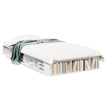 Cadre de lit 20 cm en bois avec rangement Inova - Optimisation de place