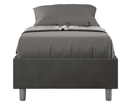 Cadre de lit 39 cm en microfibre Avika - Minimalisme et Modernité