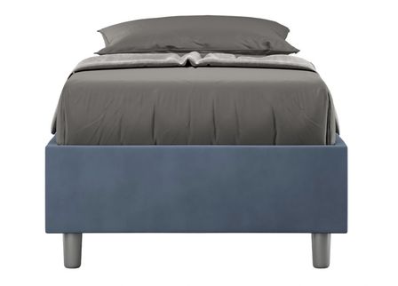 Cadre de lit 39 cm en microfibre Avika - Minimalisme et Modernité