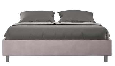 Cadre de lit 39 cm en microfibre Avika - Minimalisme et Modernité