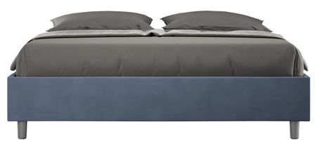 Cadre de lit 39 cm en microfibre Avika - Minimalisme et Modernité