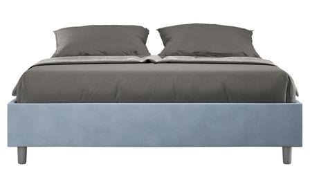 Cadre de lit 39 cm en microfibre Avika - Minimalisme et Modernité