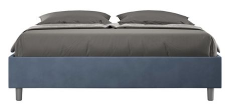 Cadre de lit 39 cm en microfibre Avika - Minimalisme et Modernité